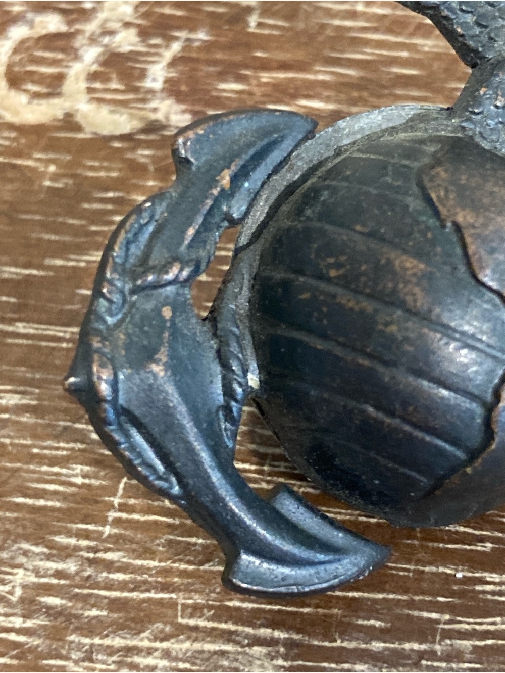 USMC Eagle Globe & Anchor Metal Hat Pin - Picture 4 of 16